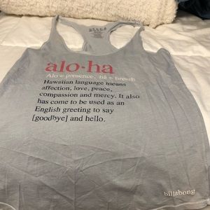 Hawaiian billabong tank